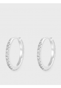 PAVE LINE HOOPS