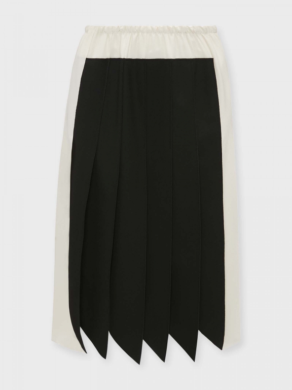 Pleated Panel Detail Skirt - JADE Jakarta