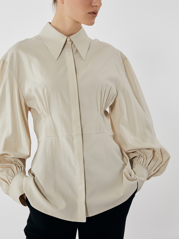 express pintuck balloon sleeve