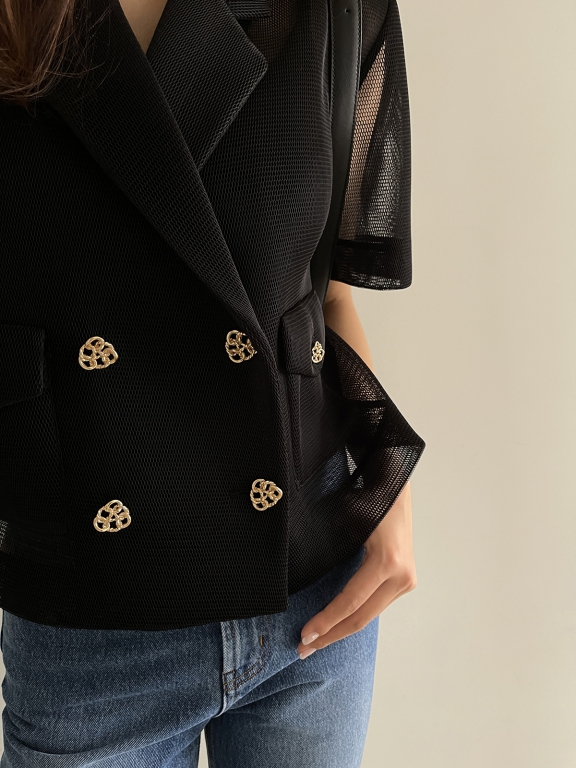 Women Classy Look Soft Quality Brown Tan Fur Half Sleeves Jacket – Kainalli