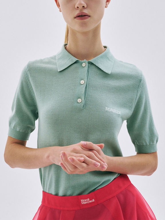 Knit Slimfit Shirt Piquet - JADE Jakarta