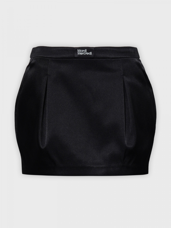 【Mardi Mercredi】VOLUME MINI SKIRT Volume Mini Skirt in Pink by Mardi Mercredi - societyA