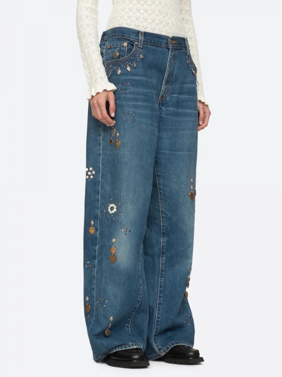 Betina Beaded Jeans (D1) - JADE Jakarta