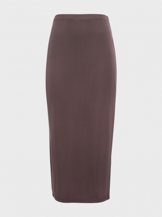 Matte Jersey Midi Pencil Skirt